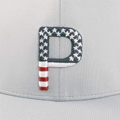 PUMA Golf Puma Pars & Stripes P Snapback Cap -golf Shop 023824 04 dt02 1 73588.1674061679