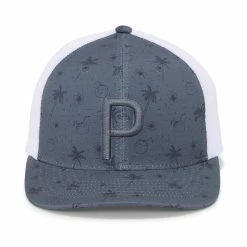 PUMA Golf Puma Tropical Bliss P Trucker Snapback Cap -golf Shop 024258 02 dt01 14695.1669665943