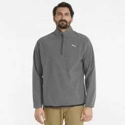PUMA Golf Puma Marin Woven 1/4 Zip Pullover -golf Shop 532986 01 mod01 2 94724.1679074368