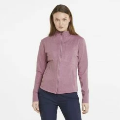 PUMA Golf Puma Womens Cloudspun Daybreak Jacket -golf Shop 533004 08 mod01 55611.1669159944
