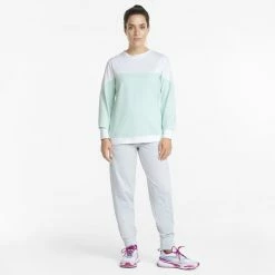 PUMA Golf Puma Womens Cloudspun Bloom Crewneck -golf Shop 533006 05 mod03 1 36711.1669160194