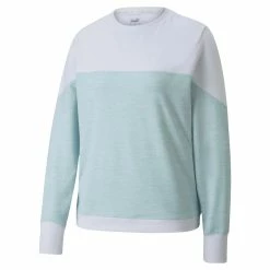 PUMA Golf Puma Womens Cloudspun Bloom Crewneck -golf Shop 533006 07 72089.1669160194