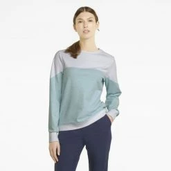 PUMA Golf Puma Womens Cloudspun Bloom Crewneck -golf Shop 533006 07 mod01 08355.1669160194