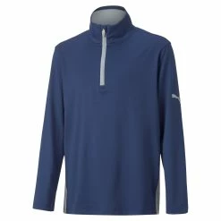 PUMA Golf Puma Boys Gamer 1/4 Zip Pullover -golf Shop 535099 05 67764.1665510659