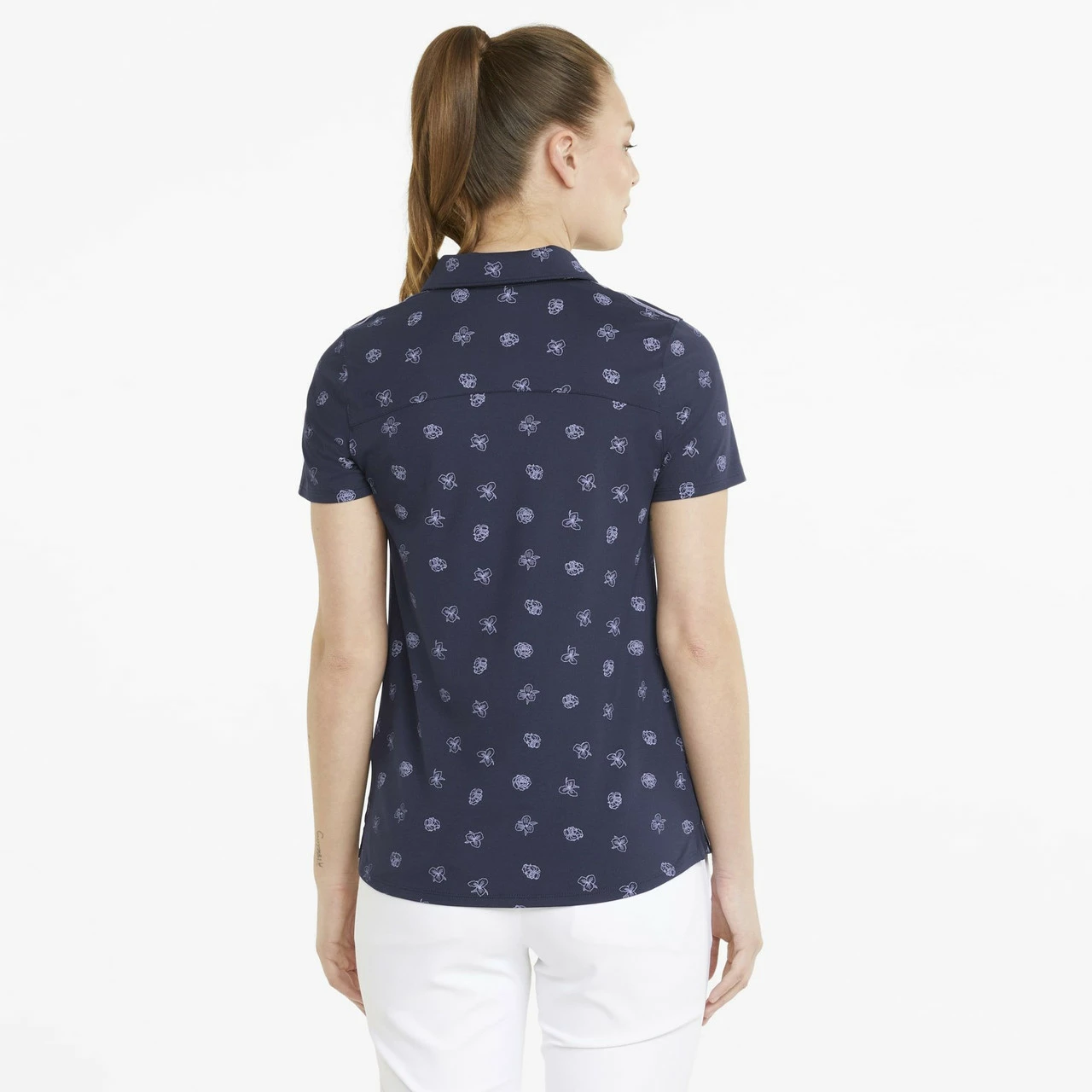 PUMA Golf Puma Womens Cloudspun Garden Polo 4 PUMA Golf Puma Womens Cloudspun Garden Polo - Image 2