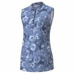 PUMA Golf Puma Womens Cloudspun Iris Sleeveless Polo -golf Shop 535511 01 83466.1673904265