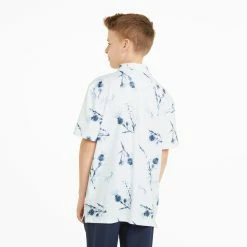 PUMA Golf Puma Boys MATTR Lowlands Polo -golf Shop 537261 01 mod02 80926.1664829034