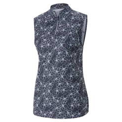 PUMA Golf Puma Womens Cloudspun Island Flower Sleeveless Polo -golf Shop 537494 01 24316.1679082524
