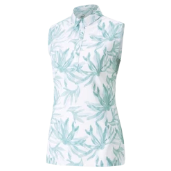 PUMA Golf Puma Womens Palm Sleeveless Polo -golf Shop 537500 03 29241.1679082732