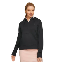 PUMA Golf Puma Womens Hooded Cloudspun 1/4 Zip -golf Shop 537501 02 mod01 65839.1674513900