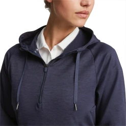 PUMA Golf Puma Womens Hooded Cloudspun 1/4 Zip -golf Shop 537501 03 mod02 75452.1674514045