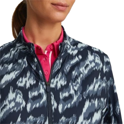 PUMA Golf Puma Womens Cloudspun Animal Print Jacket -golf Shop 538706 02 mod02 73141.1674671652