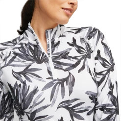PUMA Golf Puma Womens You-V Palm 1/4 Zip -golf Shop 539035 01 mod02 66809.1674253678