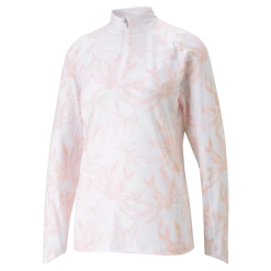 PUMA Golf Puma Womens You-V Palm 1/4 Zip -golf Shop 539035 02 40573.1674253692