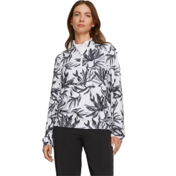 PUMA Golf Puma Womens Cloudspun Palm 1/4 Zip -golf Shop 539101 01 mod01 46099.1674676780