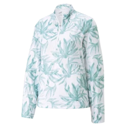PUMA Golf Puma Womens Cloudspun Palm 1/4 Zip