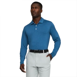 PUMA Golf Puma You-V Long Sleeve Polo -golf Shop 539106 04 mod01 17908.1678999446