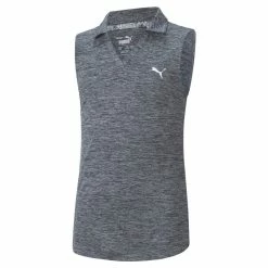 PUMA Golf Puma Girls Sleeveless Heather Polo -golf Shop 579314 15 1 27339.1665507444