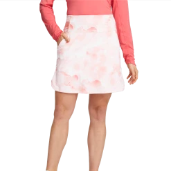 PUMA Golf Puma Womens PWRMESH Cloudy Skirt -golf Shop 620291 01 mod01 68836.1675463528