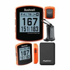 Bushnell Phantom 2 Handheld Golf GPS -golf Shop BUSHNELL PHANTOM 2 ORANGE BUNDLE