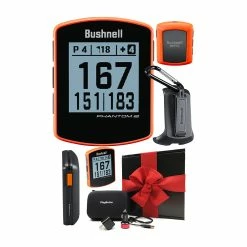 Bushnell Phantom 2 Handheld Golf GPS -golf Shop BUSHNELL PHANTOM 2 ORANGE GIFT BOX BUNDLE
