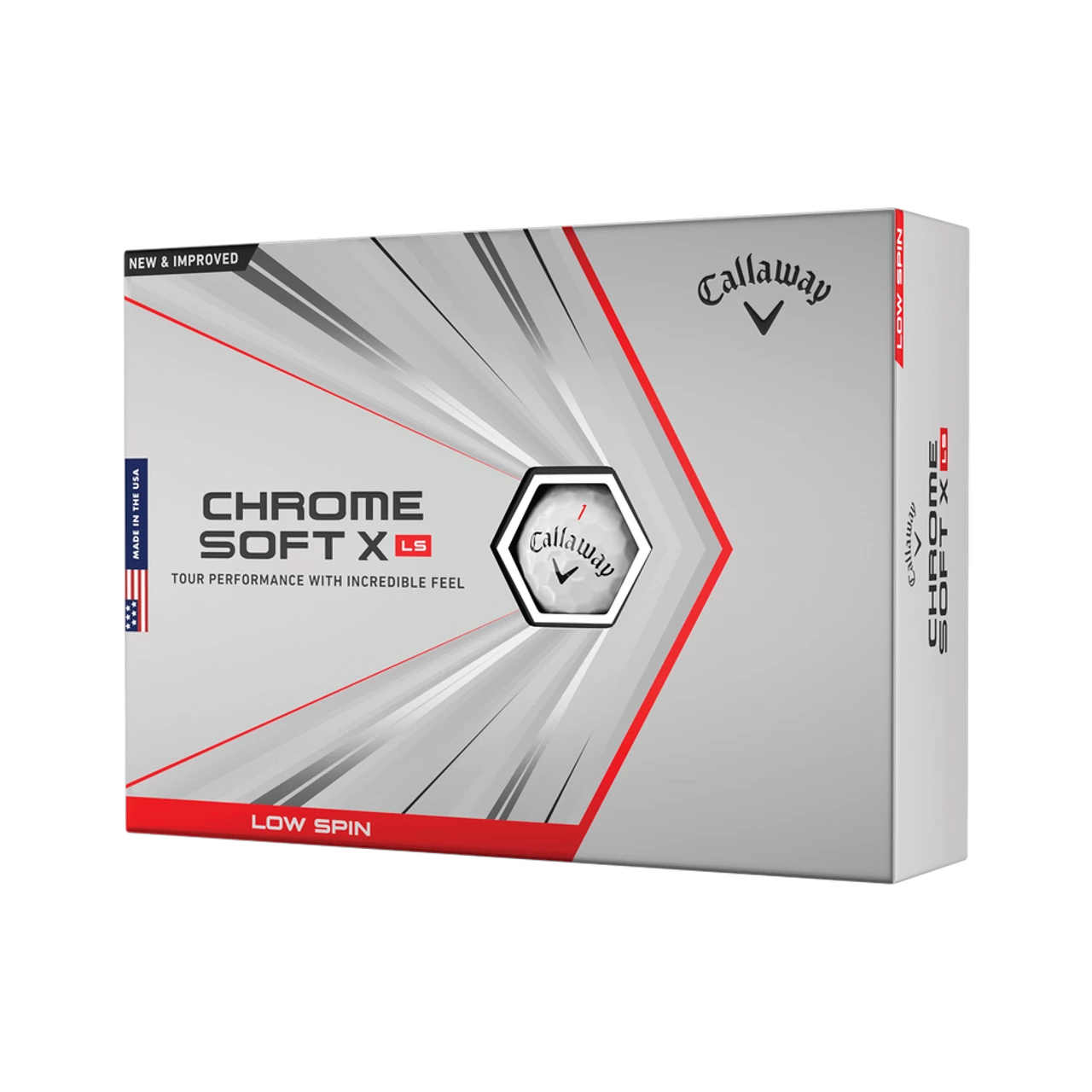 Callaway Chrome Soft X LS Dozen Golf Balls 3 Callaway Chrome Soft X LS Dozen Golf Balls
