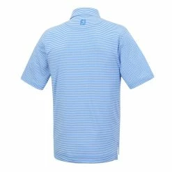 FootJoy Golf FootJoy Lisle Feeder Stripe Self Collar Polo -golf Shop FJ 22159 02 81772.1675972290