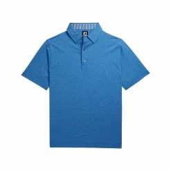 FootJoy Golf FootJoy ProDry Solid Lisle Golf Shirt With Stripe Accent -golf Shop FJ 26226 04 16608.1675966578