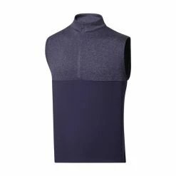 FootJoy Golf FootJoy Heather Yoke Half-Zip Vest -golf Shop FootJoy Heather Yoke Half Zip Vest Navy 82855.1671488300