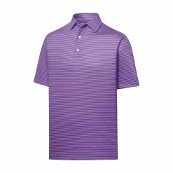 FootJoy Golf FootJoy Lisle Feeder Stripe Self Collar Polo -golf Shop FootJoy Lisle Feeder Stripe Self Collar Polo VT 28548 44775.1675972290