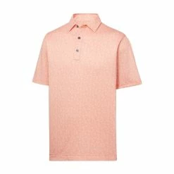 FootJoy Golf FootJoy Painted Floral Lisle Traditional Fit Polo 12 FootJoy Golf FootJoy Painted Floral Lisle Traditional Fit Polo -golf Shop FootJoy Painted Floral Lisle Traditional Fit Polo Peach 19693.1675980007