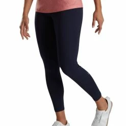 FootJoy Golf FootJoy Womens Fleece Back Leggings 9 FootJoy Golf FootJoy Womens Fleece Back Leggings -golf Shop FootJoy Womens Fleece Back Leggings Navy c 02991.1672343662