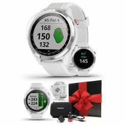 Garmin Approach S42 GPS Golf Watch -golf Shop GARMINAPPROACHS42WHITEGIFTBOXBUNDLE