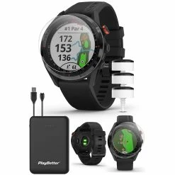 Garmin Approach S62 GPS Golf Smartwatch -golf Shop GARMINAPPROACHS62CT10BUNDLEPOWERBUNDLE