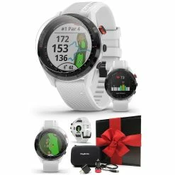 Garmin Approach S62 GPS Golf Smartwatch -golf Shop GARMINAPPROACHS62WHITEGIFTBOXBUNDLE