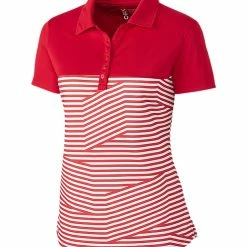 Cutter & Buck Ladies Spree Polo -golf Shop LBK00012 RD MANN HG 58391.1649714531