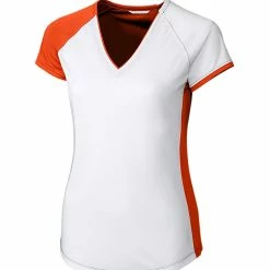 Cutter & Buck Ladies Presley V-Neck Shirt -golf Shop LBK00013 CLO MANN HG 21762.1649713683