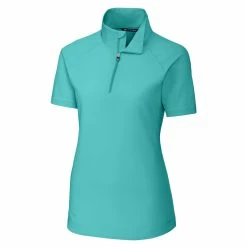 Cutter & Buck Womens Response Short-Sleeve Half-Zip 11 Cutter & Buck Womens Response Short-Sleeve Half-Zip -golf Shop LCC00002 CAI MANN HG 33053.1669059809