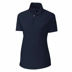 Cutter & Buck Womens Response Short-Sleeve Half-Zip 14 Cutter & Buck Womens Response Short-Sleeve Half-Zip -golf Shop LCC00002 LYN MANN HG 98701.1669059809