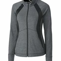 Cutter & Buck Ladies Shoreline Colorblock Full Zip Jacket -golf Shop LCK00018 CCH MANN HG 12515.1649884992