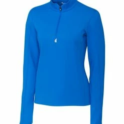 Cutter & Buck Ladies Traverse Stretch Quarter Zip Pullover -golf Shop LCK00033 DG MANN HG 59399.1668803655