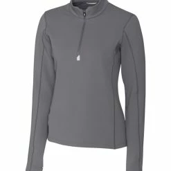 Cutter & Buck Ladies Traverse Stretch Quarter Zip Pullover -golf Shop LCK00033 EG MANN HG 59673.1668803655