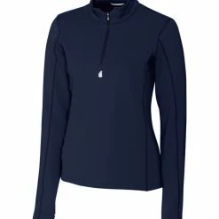 Cutter & Buck Ladies Traverse Stretch Quarter Zip Pullover -golf Shop LCK00033 LYN MANN HG 40852.1668803655