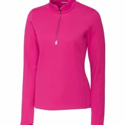 Cutter & Buck Ladies Traverse Stretch Quarter Zip Pullover -golf Shop LCK00033 RFH MANN HG 71462.1668803655
