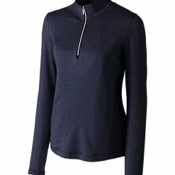 Cutter & Buck Ladies Madeline Half Zip Mockneck Top -golf Shop LCK08651 LYN MANN HG 18151.1649800453