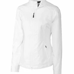 Cutter & Buck Womens WeatherTec Beacon Full Zip Jacket -golf Shop LCO01211 WH MANN HG 74804.1649958150