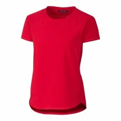 Cutter & Buck Womens Response Active Tee -golf Shop LCW00007 RD MANN HG 36305.1669059848