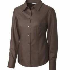 Cutter & Buck Women's Long Sleeve Epic Easy Care Nailshead 14 Cutter & Buck Women's Long Sleeve Epic Easy Care Nailshead -golf Shop LCW04124 MNC MANN HG 20611.1649784773