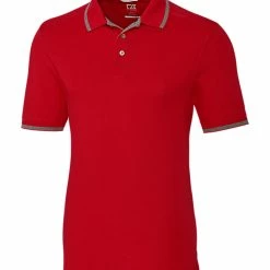 Cutter & Buck Advantage Tipped Polo -golf Shop MCK00011 RD MANN HG 01795.1637175379