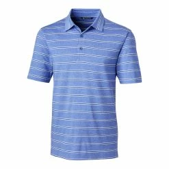 Cutter & Buck Forge Heather Stripe Polo -golf Shop MCK00112 CEN MANN HG 34038.1668804695